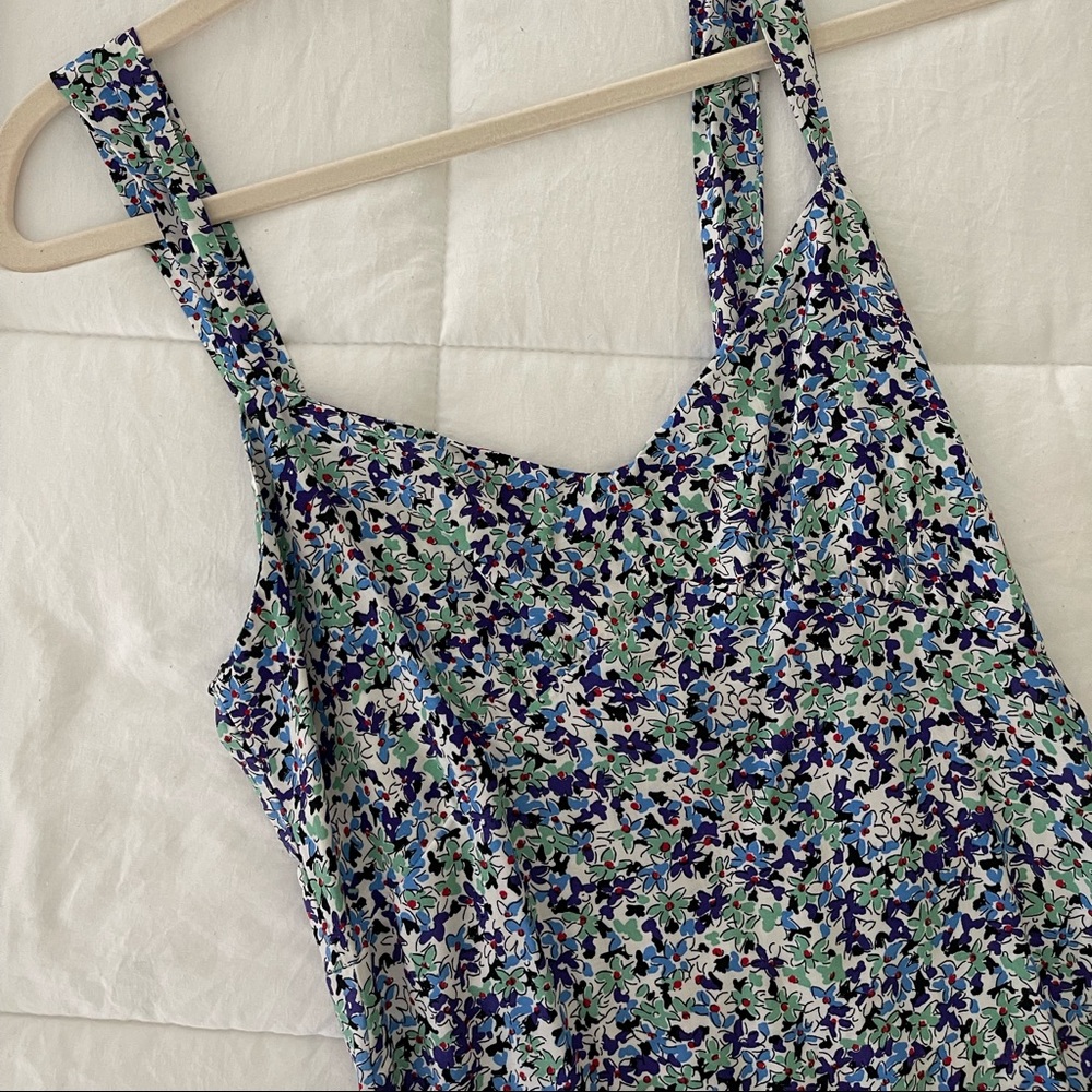 Zara Floral Side-Slit Sundress